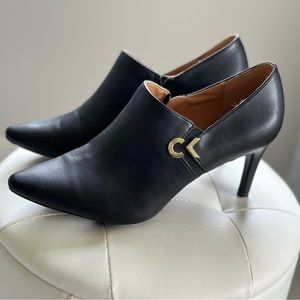 Calvin Klein Balck Bootie Heel